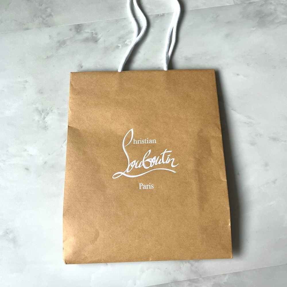 Christian Louboutin Shopping Gift Bag Designer Packaging.